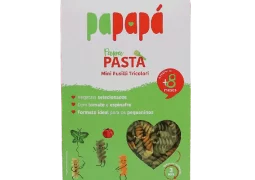 Macarrão Infantil Mini Fusilli Tricolori Com Vegetais Papapá – 200g