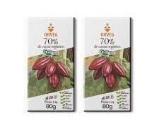 Chocolate 70% De Cacau Orgânico 80g – Onveg