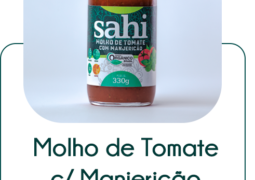 Molho De Tomate Com Manjericão Orgânico – 330g Sahi