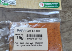 Páprica Doce Orgânica – 15g
