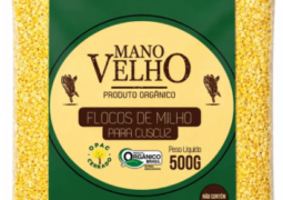 Floco De Milho Para Cuscuz Orgânico – Mano Velho – 500g